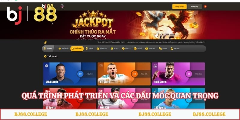 Quá trình phát triển và các dấu mốc quan trọng của nhà cái số 1